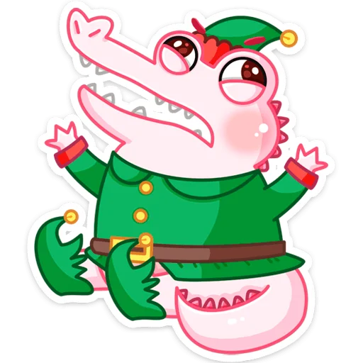 Стикер Эльф Зефир