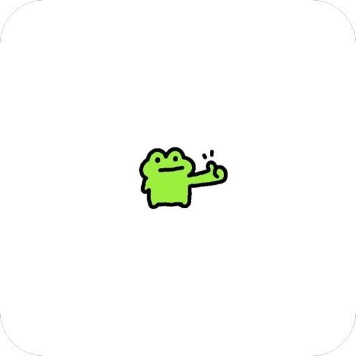 Стикер жабка