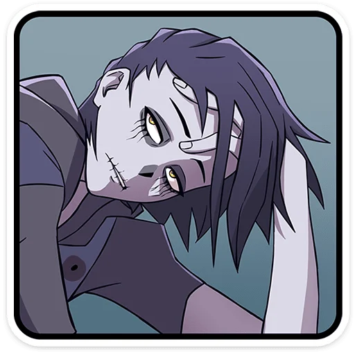 Стикер Зомби Зак