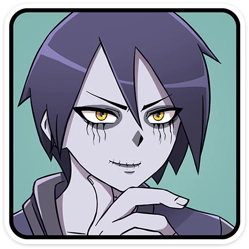 Стикер Зомби Зак